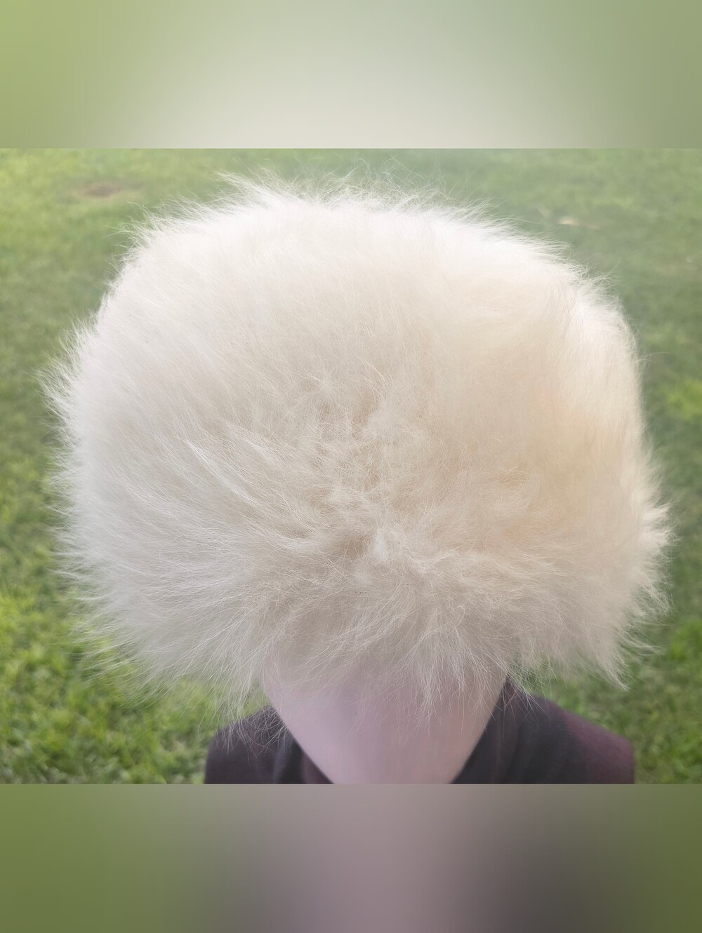 Sheep Fur,  Lambs Hair, Winter White  M\L, After Ski,